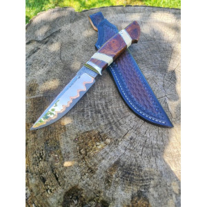 ЗОЛОТА ХВИЛЯ ніж ручної роботи майстра студії MV Knify, сталь K390 в обкладках 95х18, 64 HRC. Photo 2